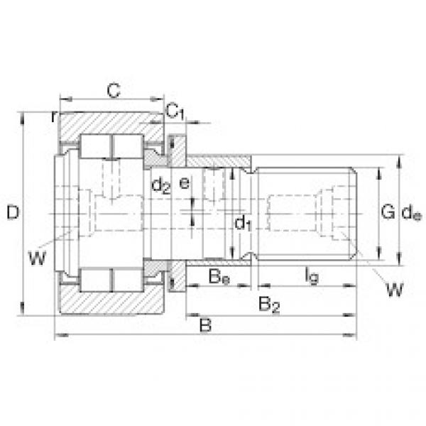 FAG Stud type track rollers - NUKRE40 #1 image