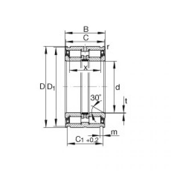 FAG Cylindrical roller bearings - SL045006-PP #1 image