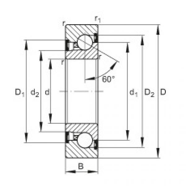 FAG Axial angular contact ball bearings - BSB2047-2Z-SU #1 image