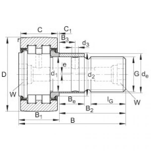 FAG Stud type track rollers - PWKRE47-2RS #1 image