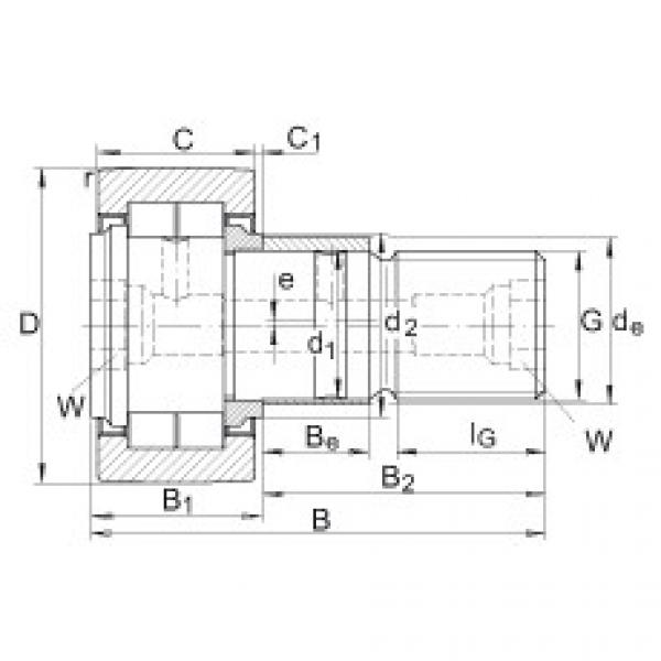 FAG Stud type track rollers - NUKRE62 #1 image