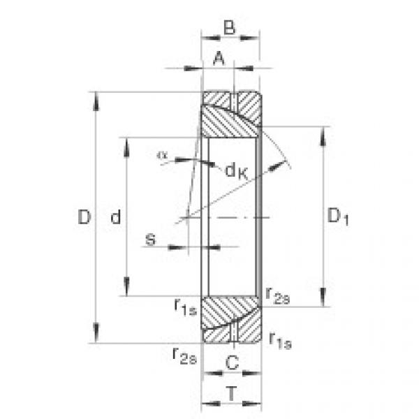 FAG Angular contact spherical plain bearings - GE100-SX #1 image