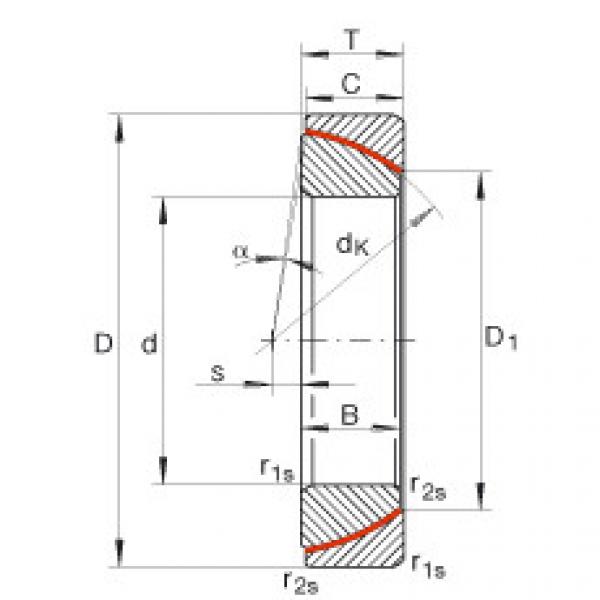 FAG Angular contact spherical plain bearings - GE100-SW #1 image