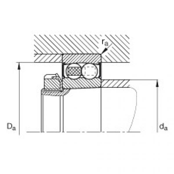 FAG Self-aligning ball bearings - 2207-K-2RS-TVH-C3 #2 image