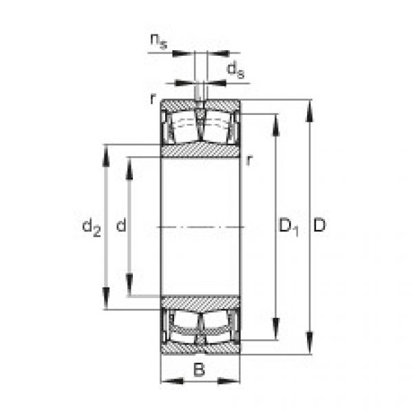 FAG Sealed spherical roller bearings - WS22222-E1-XL-2RSR #1 image