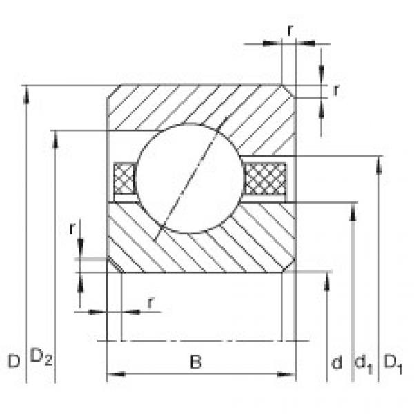 FAG Thin section bearings - CSEAA015-TV #1 image