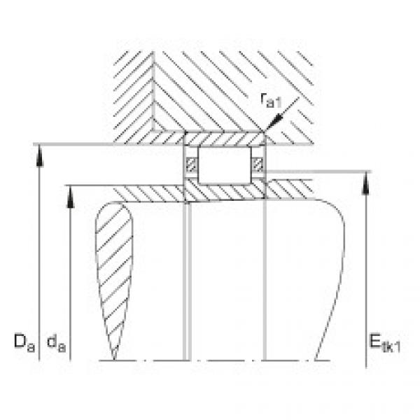 FAG Cylindrical roller bearings - N1007-K-M1-SP #3 image