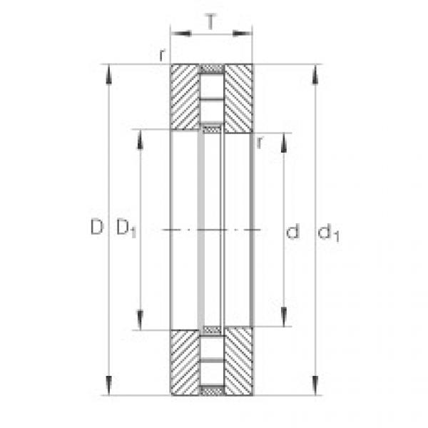 FAG Axial cylindrical roller bearings - 89309-TV #1 image