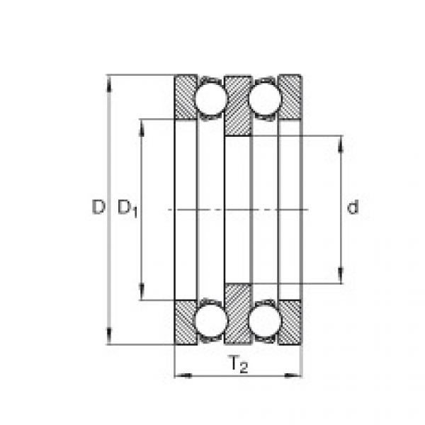 FAG Axial deep groove ball bearings - 195X02 #1 image