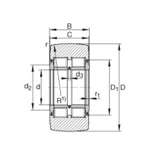 FAG Yoke type track rollers - NNTR70X180X85-2ZL #1 image