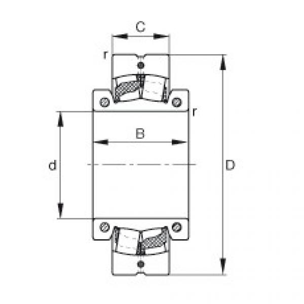 FAG Spherical roller bearings - 222S.204 #1 image