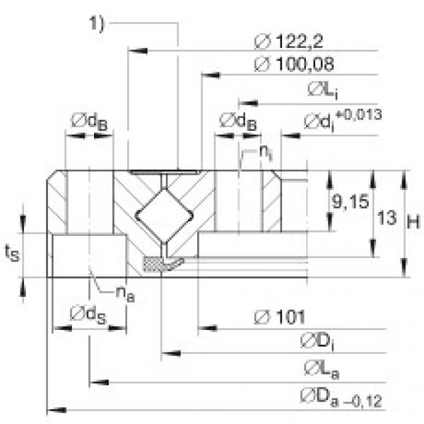 FAG Crossed roller bearings - XU060111 #1 image