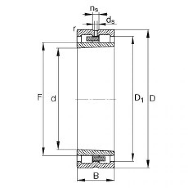 FAG Cylindrical roller bearings - NNU4920-S-K-M-SP #1 image