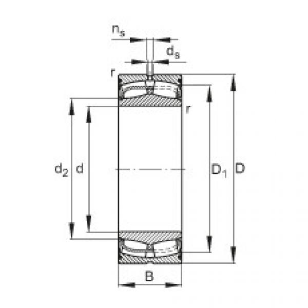 FAG Sealed spherical roller bearings - 24122-BE-XL-2VSR #1 image