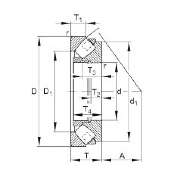 FAG Axial spherical roller bearings - 292/1000-E1-MB #1 image