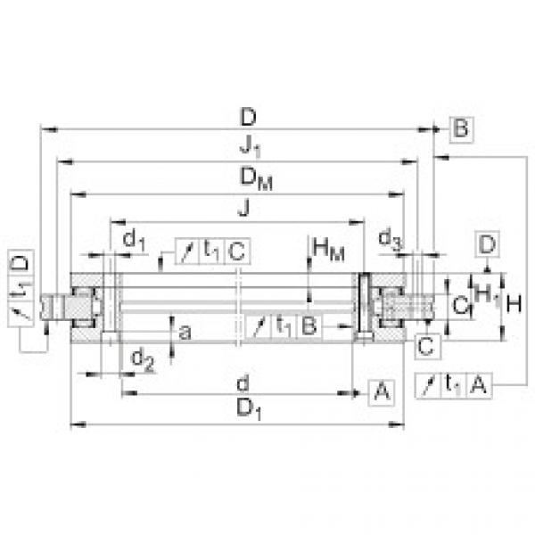 FAG Axial/radial bearings - YRTM395 #1 image