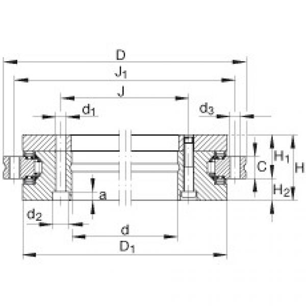 FAG Axial/radial bearings - YRTS395 #1 image