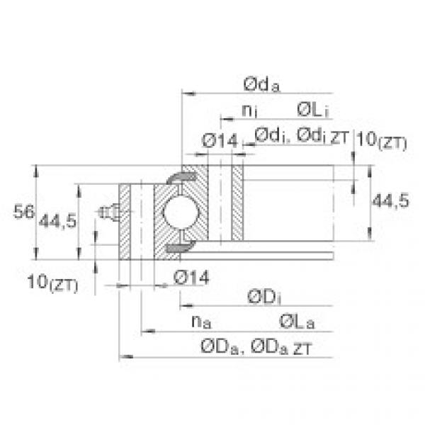 FAG Four point contact bearings - VSU200544 #1 image