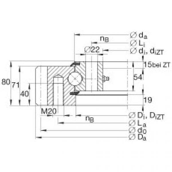 FAG Four point contact bearings - VSA251055-N #1 image