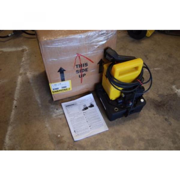 ENERPAC PUD-1100B HYDRAULIC PUMP T-481-110 PARKER CRIMPER PUMP 10000 PSI DUMP VA #2 image