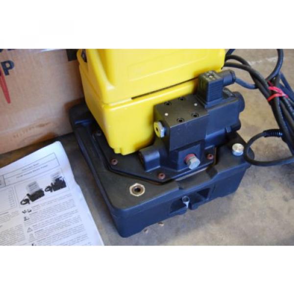 ENERPAC PUD-1100B HYDRAULIC PUMP T-481-110 PARKER CRIMPER PUMP 10000 PSI DUMP VA #4 image