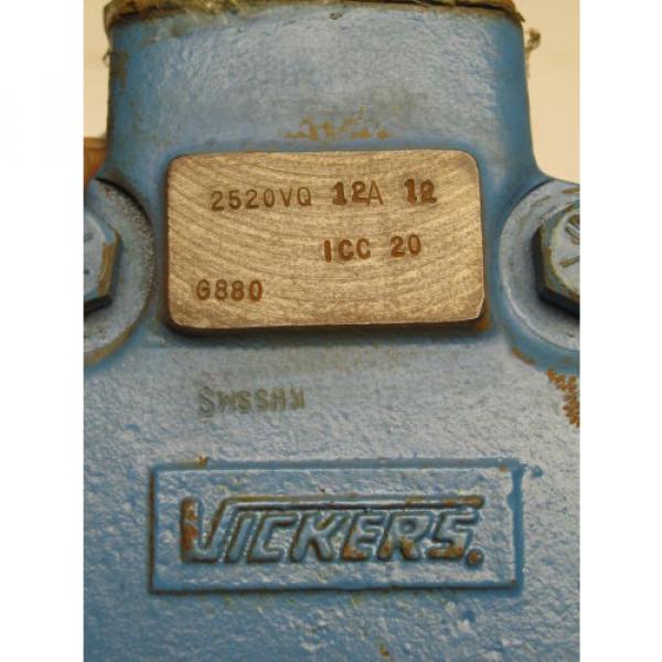 Vickers Double Vane Hydraulic Pump 12 GPM 2520VQ 12A 12 #4 image