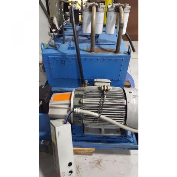 Hydra-Power Hydraulic Pump Unit with 50 HP Motor, 175 gal. Tank 230/460 volt #2 image