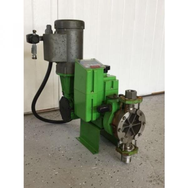 Pulsafeeder Pulsar DLC 55HL Stainless NPD 1&#034; Hydraulic Diaphragm Metering Pump #1 image