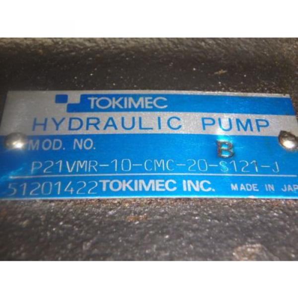 Tokimec HYDRAULIC PUMP_P21VMR-10-CMC-20-S121-J_P21VMR10CMC20S121J #2 image