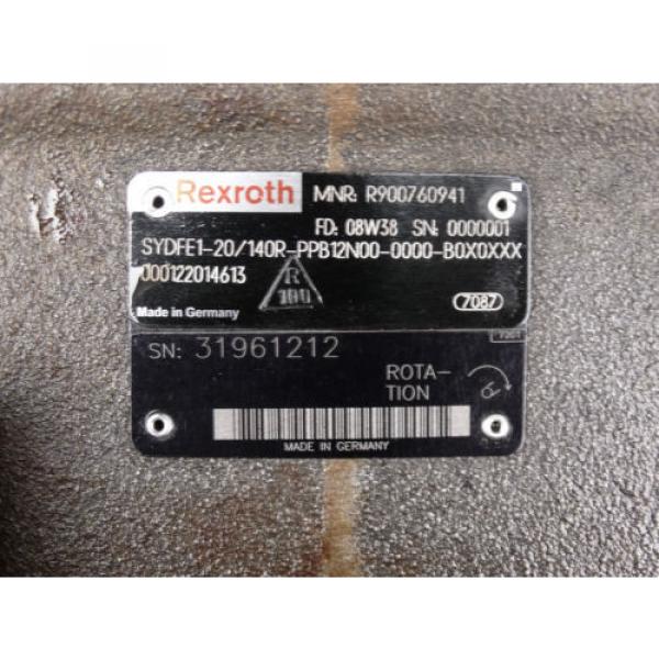 Rexroth Bosch hydraulic pump  SYDFE1-20/140R-PPB12N00-0000-B0X0XXX / R900760941 #2 image