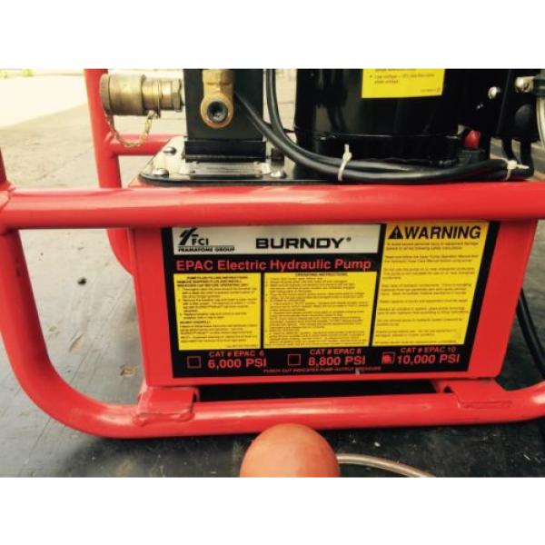 Electric Burndy EPAC 10,000psi Hydraulic Pump #3 image