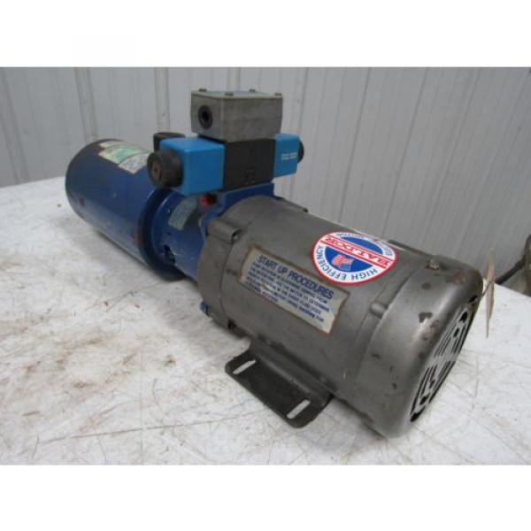 Dyna Pack M405 Monarch Hydraulic Pump Unit W/Baldor 1HP 3Ph Motor #6 image