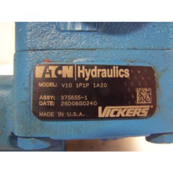 Origin VICKERS VANE HYDRAULIC PUMP V101P1P1A20  2500 PSI MAX 1#034; INLET 1/2#034; OUTLET #5 image