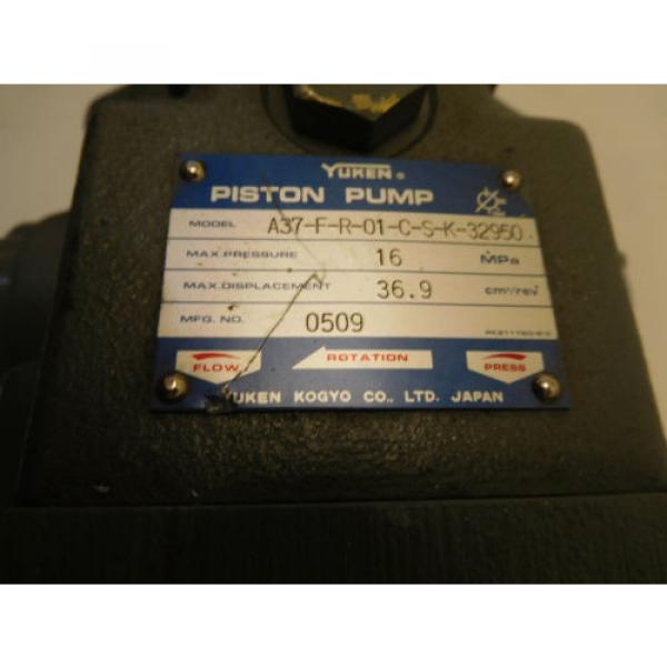 Yuken A37FR01CSK-32950 17GPM  Hydraulic Pump #2 image