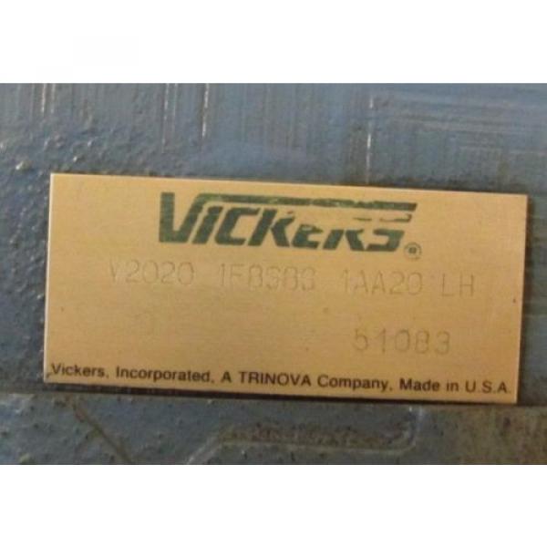 VICKERS V2020 1F8S8S 1AA20 LH 7/8&#034; APPROXIMATE SHAFT HYDRAULIC VANE PUMP NEW #2 image