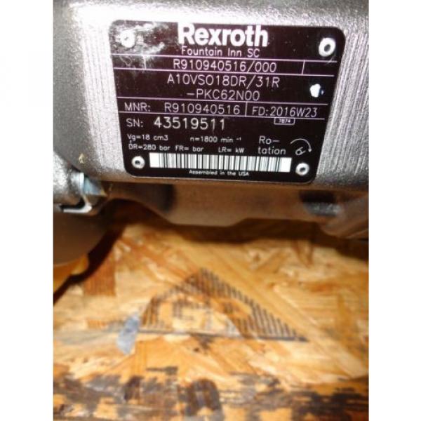 Rexroth Close Coupled pumps/Motor Variable Volume; R978837583; R910940516 #2 image