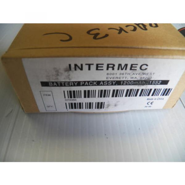 NEW INTERMEC BATTERY PACK 070066 100-240V 60HZ 750mA #2 image