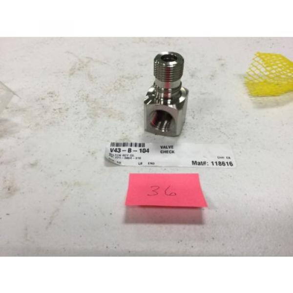 Milton Roy Check Valve PN 221 - 0864 - 016 Stainless Steel #1 image