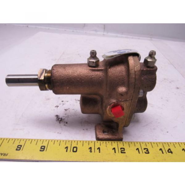 Shurflo B2 Light-Duty Pedestal Mount Bronze Rotary External Gear Pump 1/4&#034; NPT #3 image