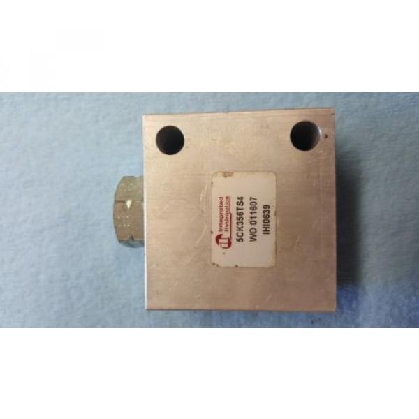 5CK356TS4, WO 011607, IHI0639, Integrated Hydraulics, Valve, 5CK301SPR Cartridge #1 image