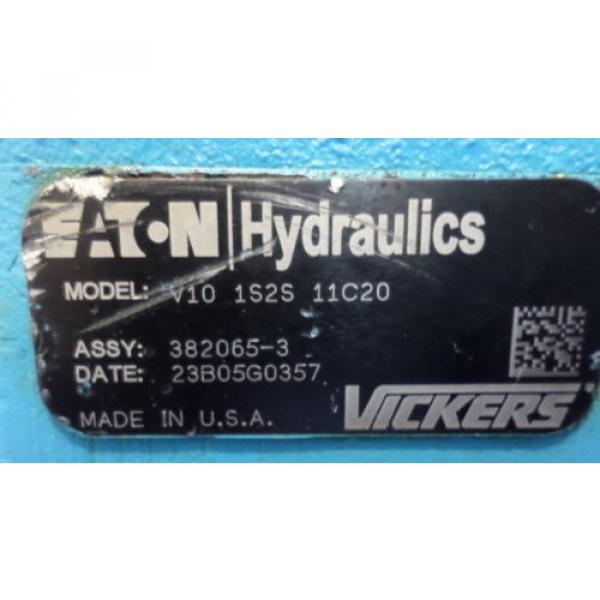 EATON HYDRAULICS V10 1S2S 11C20, NNB #2 image