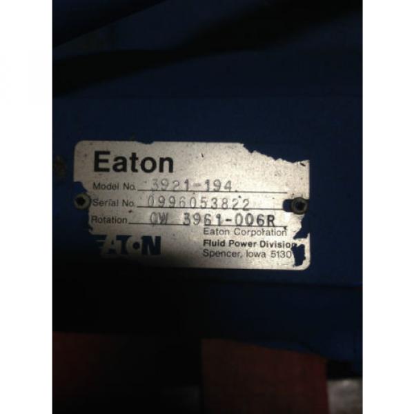 origin 3921-186 / 3921-194  eaton tandem pump #4 image