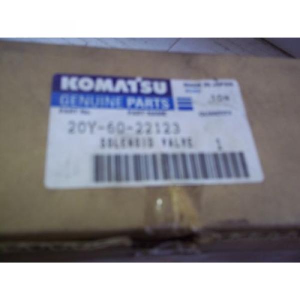 USED   KOMATSU   SOLENOID  VALVE   PART  NUMBER   20Y-60-22123 #1 image