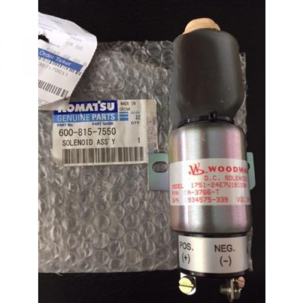 Komatsu Solenoid Part # 600-815-7550 #1 image