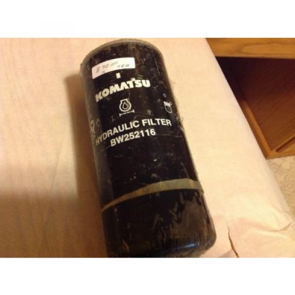 GENUINE KOMATSU PARTS BW252116 HYDRAULIC FILTER ASSEMBLY, BW 252116, N.O.S #1 image