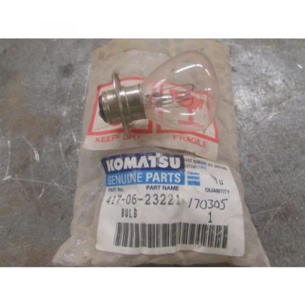 NEW GENUINE KOMATSU LIGHT BULB PART # 417-06-23221 #1 image