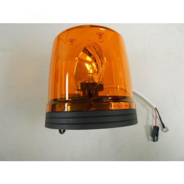 597-08-0081 KOMATSU 24V ROTATING BEACON LIGHT AMBER ELEKTRA LBO-2000 #1 image