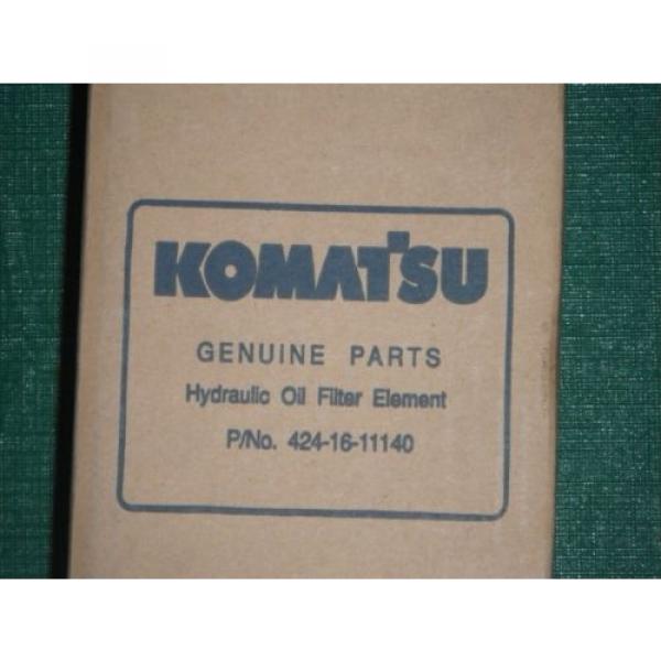 NEW GENUINE KOMATSU HYDRAULIC OIL FILTER ELEMENT part # 424-16-11140 #1 image