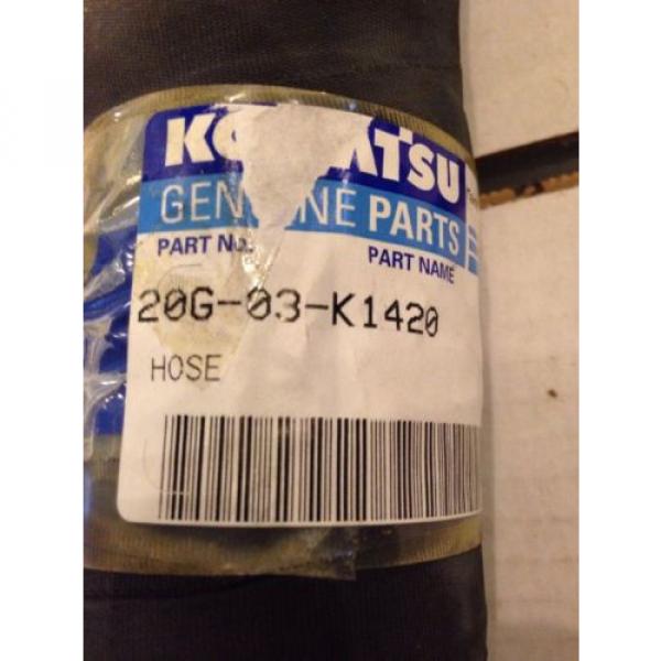 New OEM Komatsu Excavator Genuine Parts Coolant Hose 20G-03-K1420 Warranty! #2 image