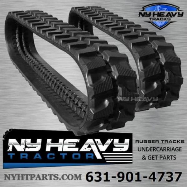 TWO NY HEAVY RUBBER TRACKS FITS KOMATSU PC28-1 300X52.5X80 FREE SHIPPING #1 image